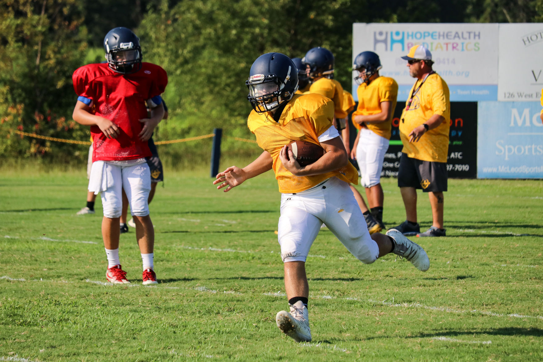 The King's Academy Football Practice